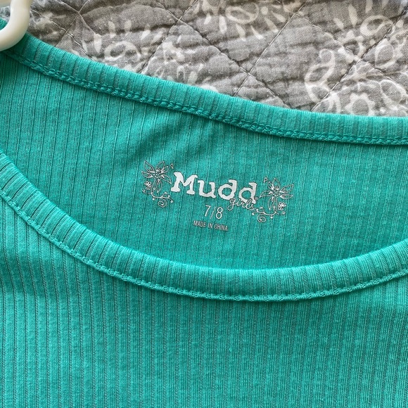 teal long sleeve top - Picture 2 of 3